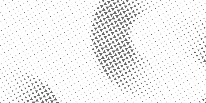 Geometric pattern of black diamonds on a white background.Seamless in one direction.Long fade out.The radial transformation method.