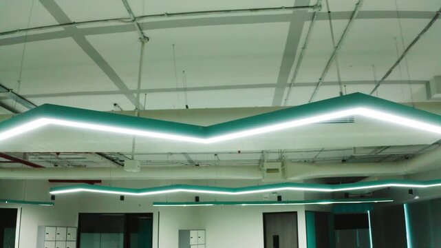 Interior Design and Lightning of IT Company workspace