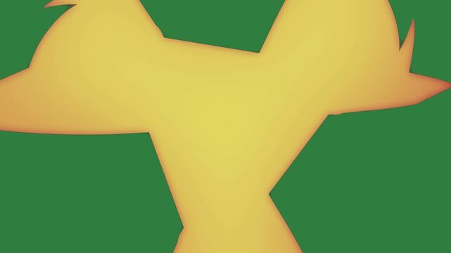 Picture of plane red lines on it bunch ribbons bird orange arrows lot sparks cross isolated on green screen background