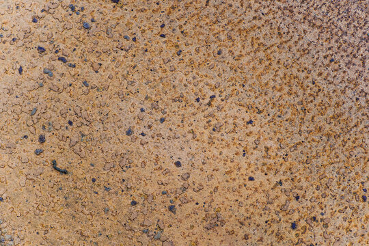 Abstract Background of Old Weathered and Rusted Metal Surface with Flaky Texture