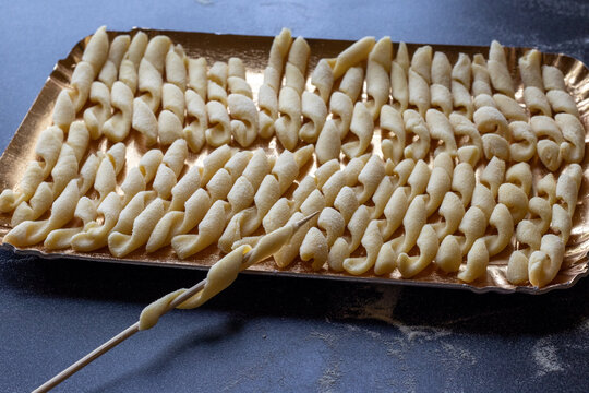 Uncooked Dry Artisan Sicilian Busiate Pasta