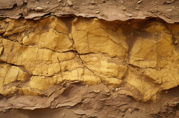Fototapeta premium Processed collage of orange canyon soil material texture. Background for banner, backdrop.