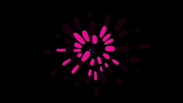 Screen splashed with colorful dots and lines on a black background. Hand-drawn effect with dynamic dots and strokes.