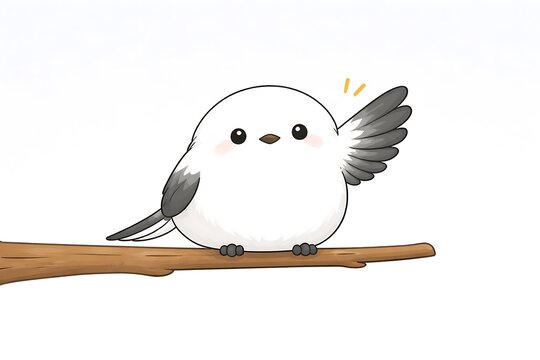 かわいいシマエナガ」の写真素材 | 8,892件の無料イラスト画像 | Adobe