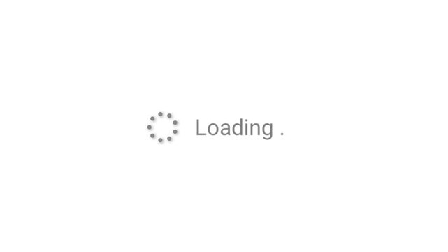 simple Circle loading animation with transparent green background, Circle loading icon, circle loading with alpha channel in 4k, animated circle progress gif video icon , Gradient Circular Loading Ani