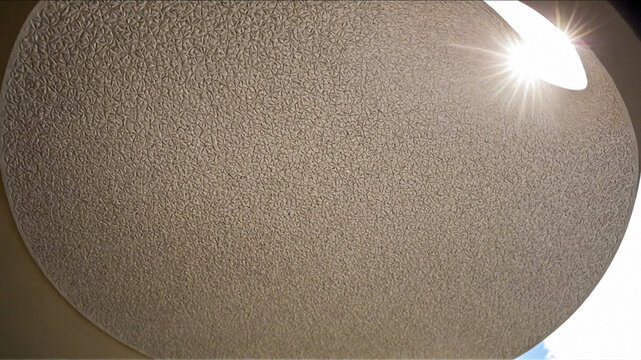 Texture Ceiling with Sunlight Streaming Through