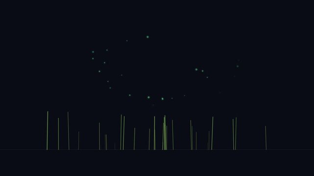 Deforestation to Reforestation Abstract Canvas