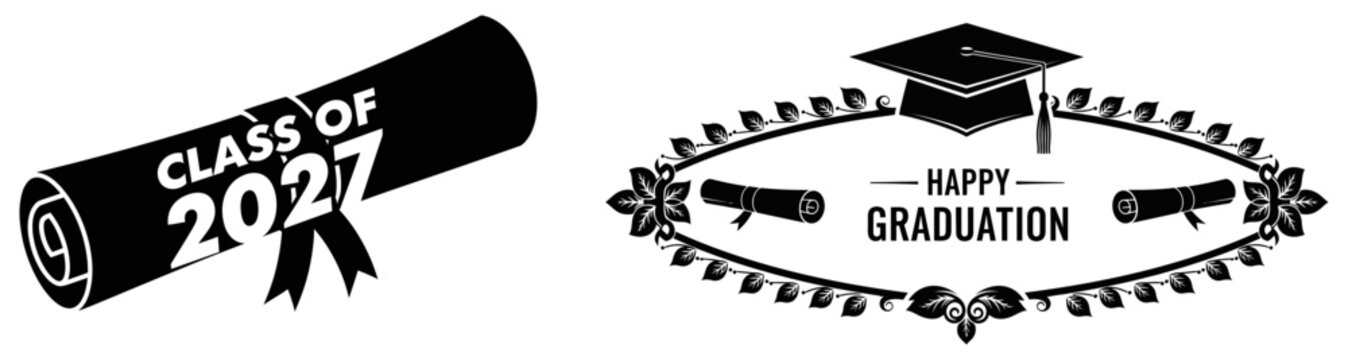 Graduation celebration clip art and icons