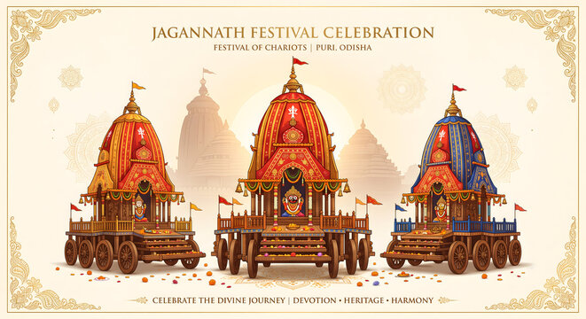 Puri Jagannath rath yatra festival.