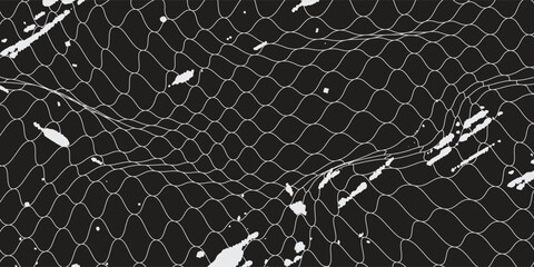 Mesh texture for fishing nets. Seamless pattern for sportswear or soccer goal, volleyball net, basketball hoop modern arts © rayhan