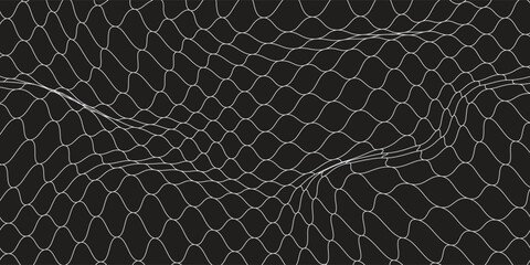 Mesh texture for fishing nets. Seamless pattern for sportswear or soccer goal, volleyball net, basketball hoop modern arts © rayhan