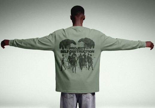 Longsleeve Mockup For Apparel And Branding Design