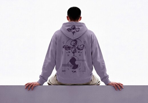 Street Hoodie Mockup For Apparel And Branding Design