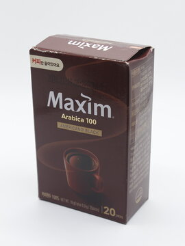 Maxim arabica 100 americano black coffee box in Manila, Philippines