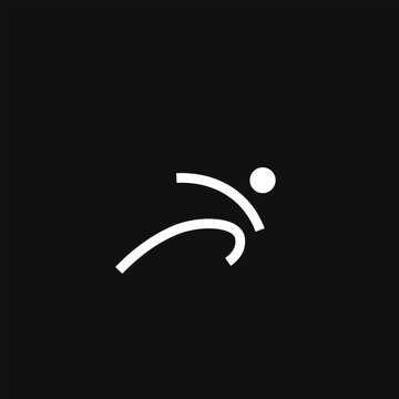 Sprint runner mobile application logo
