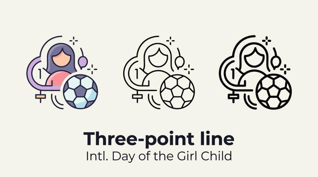 Girl Child Football Icons: Celebrating Intl. Day of the Girl Child