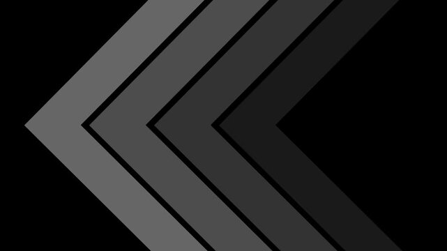 Arrow or waywiser banner with color transition .4k motion graphics video animation