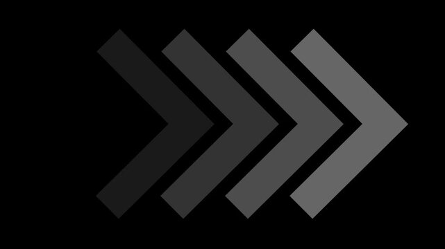  arrow icon vector animation.4k motion graphics video animation
