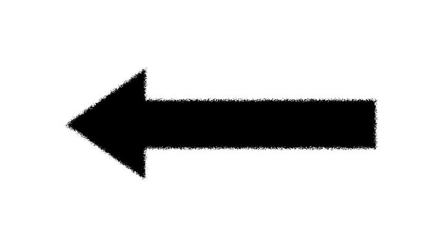 arrows on white background.4k motion graphics video animation