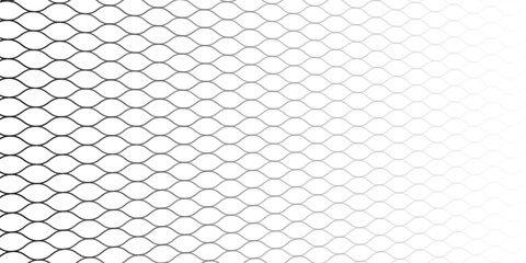Curved net pattern. Seamless design for sportswear or equipment like soccer goals, volleyball nets, basketball hoops, hockey nets, and athletic gear © family