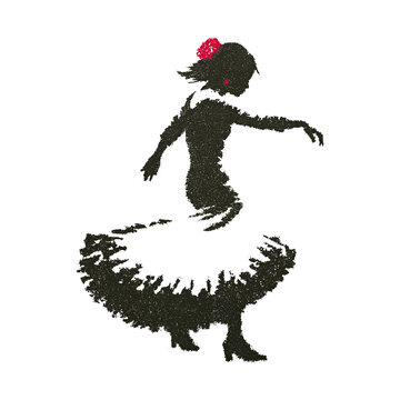 Dancer twirls in a traditional dress during a cultural event celebrating heritage and community
