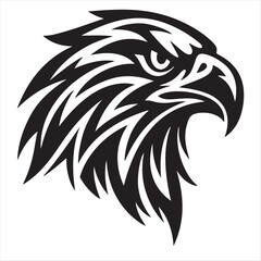 Fototapeta premium Majestic Eagle Head Mascot Vector Logo Illustration