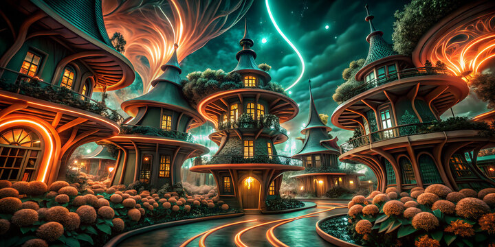  The Non-Orthogonal Spires of the Velvet Hamlet
