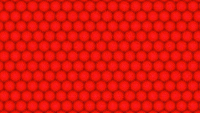Red honeycomb pattern with geometric hexagon shapes
