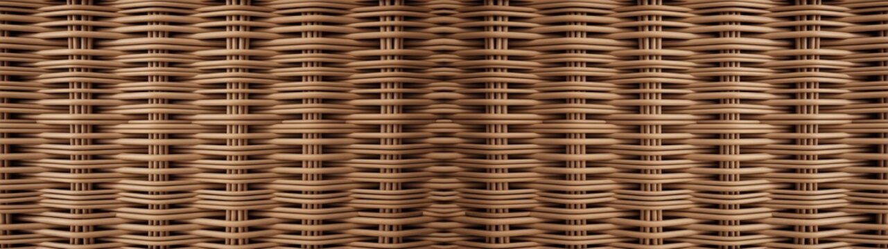 Rattan Wicker Basket Weave Banner Paneling Repair Installation Wallpaper