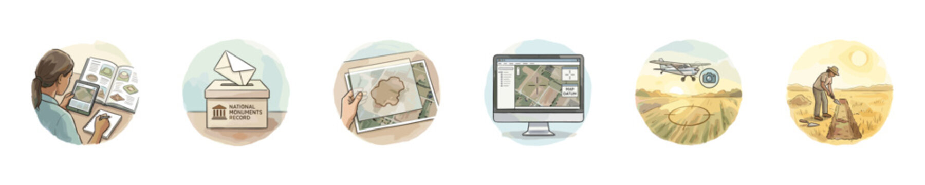 Archaeological research methods and data management in a modern context