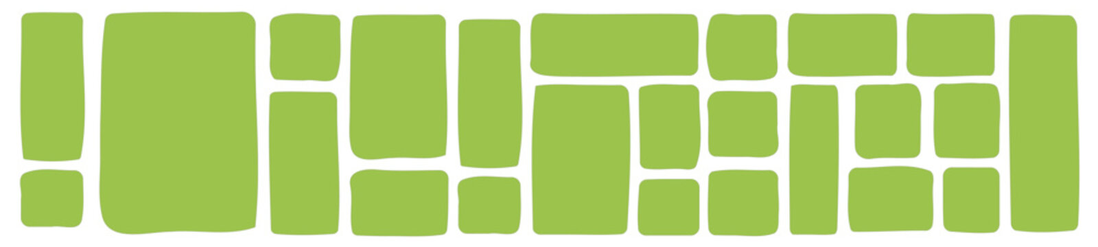Sticker organic blob shapes and abstract frames create playful borders for text. Irregular blobs and rounded rectangles form unique vector backgrounds with hand-drawn appeal. Vector