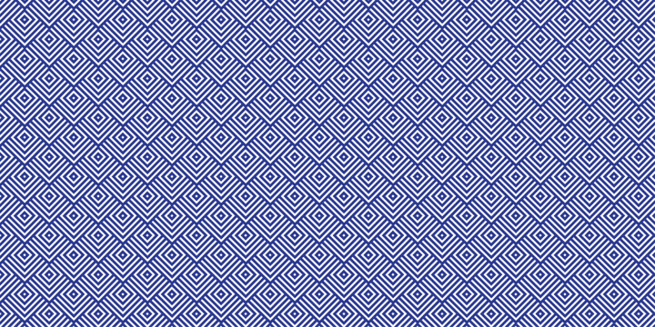 seamless pattern with square bule overlap swirl fabric vector overlapping ornament textile background.
