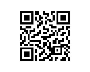 Fototapeta premium QR Code Vector Isolated On White Background