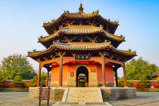 Beiyue Temple Pagoda in Quyang County, Baoding, Hebei Province, China