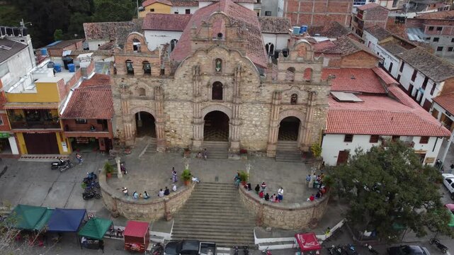 dron en aratoca santander 