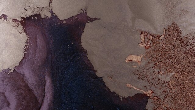 Abstract alcohol ink design with marble and agate patterns for various uses