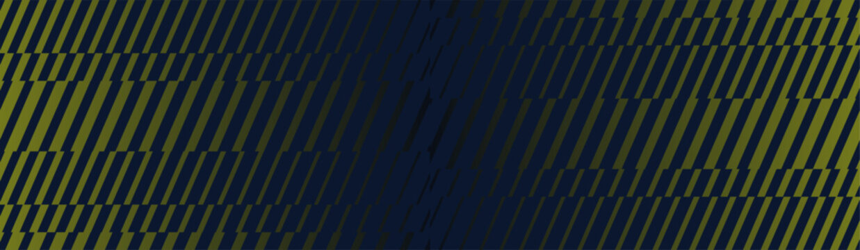 Abstract blue and yellow digital line matrix texture strip asset for esports design
