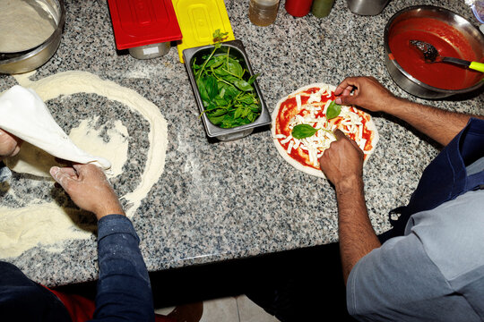 Pizza preparation