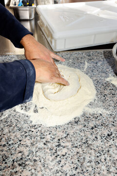 Kneading dough 