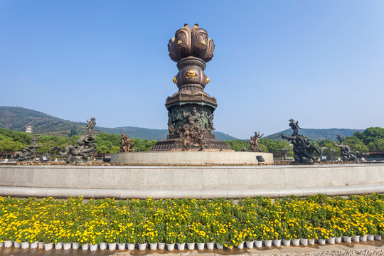 Giant Buddha Statue at Lingshan, Wuxi Jiangsu Province China