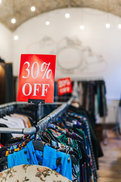 Thrift Store Discount Sign
