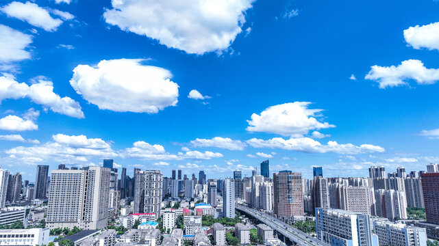 Wuhan City Panorama - Modern Metropolis Skyline