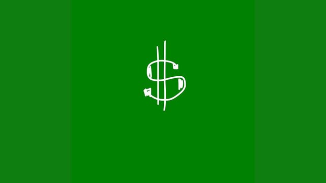 Dollar Animated - Royalty Free Clip