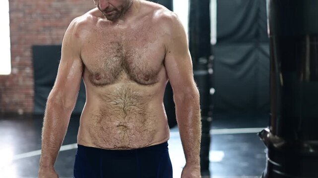 man gym training sweat muscle average dad bod, gym training, taking off the, muscular but average dad bod