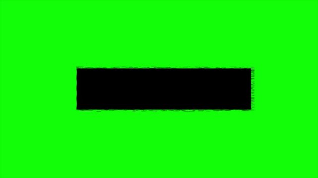 Black Brush Stroke Grunge Texture Reveal Animation on Green Screen Chroma Key for Artistic Transitions and Minimalist Hand Drawn Paint Ink Design Overlays 4k video