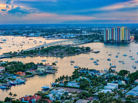 aerial view of Jerry Thomas Memorial Bridge