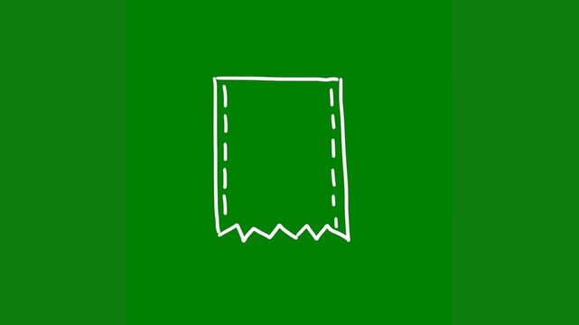 Outline Animated On Chroma Key For Compositing
