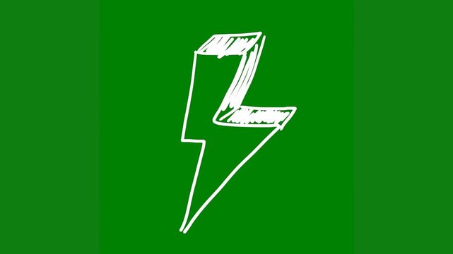 Professional Lightning Moving With Bolt Element