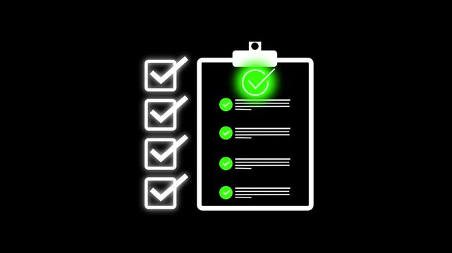 Close-up hand businessman doing checklist document survey list quality questionnaire choice form mark concept