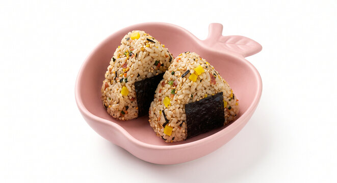 Bacon Vegetable Triangular Rice Ball